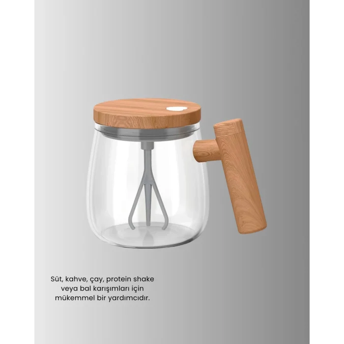 BUĞZ IP6 Su Geçirmez Şarjlı Kupa – 3D Karıştırma, Sabit Sıcaklık, 400 ml