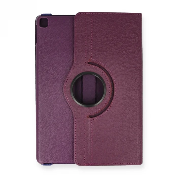 BUĞZ İpad 10.2 (7.nesil) Kılıf 360 Tablet Deri Kılıf - Mürdüm