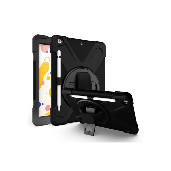 BUĞZ İpad 10.2 (7.nesil) Kılıf Amazing Tablet Kapak - Siyah