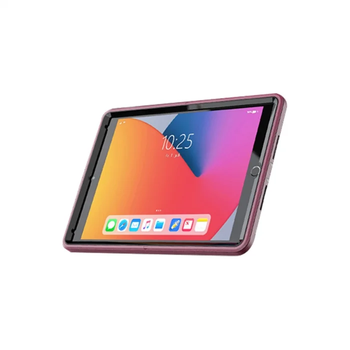 BUĞZ İpad 10.2 (7.nesil) Kılıf Hand Strap Tablet Kılıfı - Mürdüm