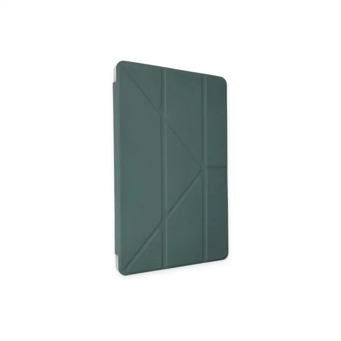 BUĞZ İpad 10.2 (8.nesil) Kılıf Kalemlikli Mars Tablet Kılıfı - Koyu Yeşil