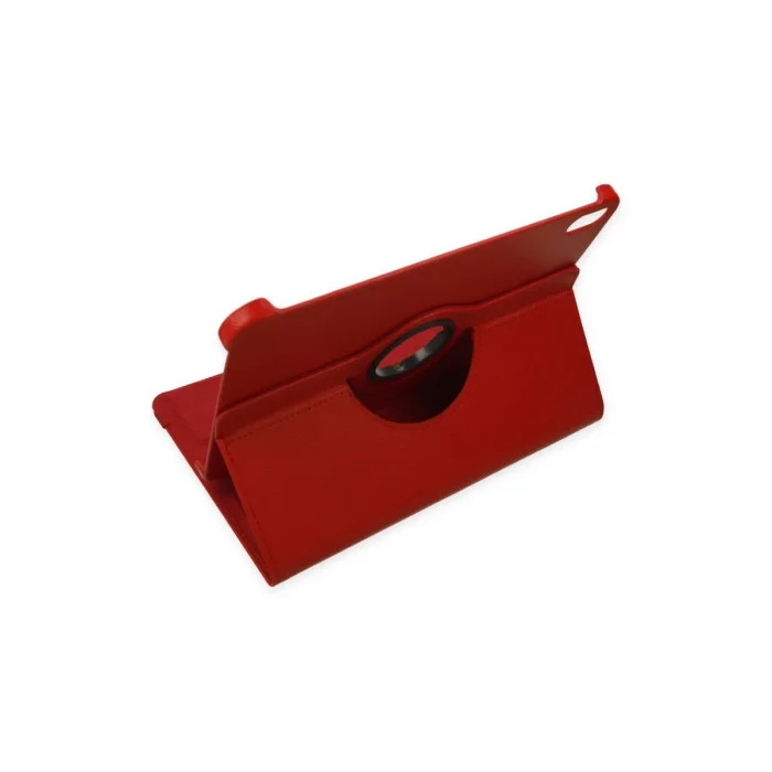 BUĞZ İpad 2022 10.9 (10.nesil) Kılıf 360 Tablet Deri Kılıf - Kırmızı