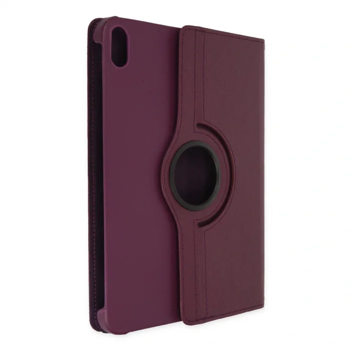 BUĞZ İpad 2022 10.9 (10.nesil) Kılıf 360 Tablet Deri Kılıf - Mürdüm