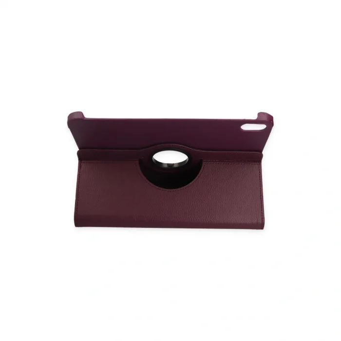 BUĞZ İpad 2022 10.9 (10.nesil) Kılıf 360 Tablet Deri Kılıf - Mürdüm