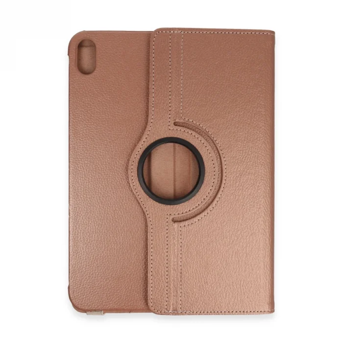 BUĞZ İpad 2022 10.9 (10.nesil) Kılıf 360 Tablet Deri Kılıf - Rose Gold