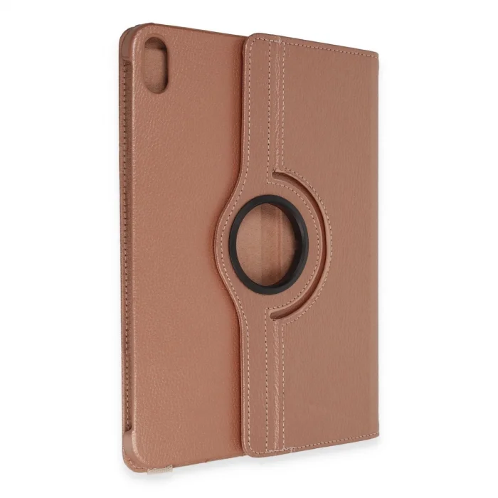 BUĞZ İpad 2022 10.9 (10.nesil) Kılıf 360 Tablet Deri Kılıf - Rose Gold