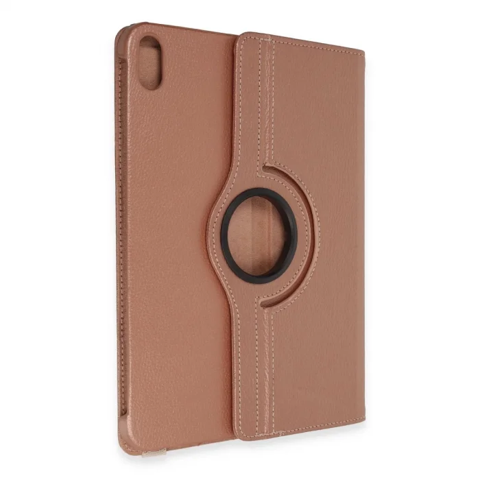 BUĞZ İpad 2022 10.9 (10.nesil) Kılıf 360 Tablet Deri Kılıf - Rose Gold