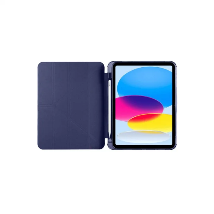 BUĞZ İpad 2022 10.9 (10.nesil) Kılıf Kalemlikli Mars Tablet Kılıfı - Lacivert