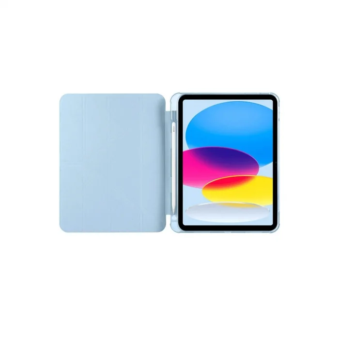 BUĞZ İpad 2022 10.9 (10.nesil) Kılıf Kalemlikli Mars Tablet Kılıfı - Mavi