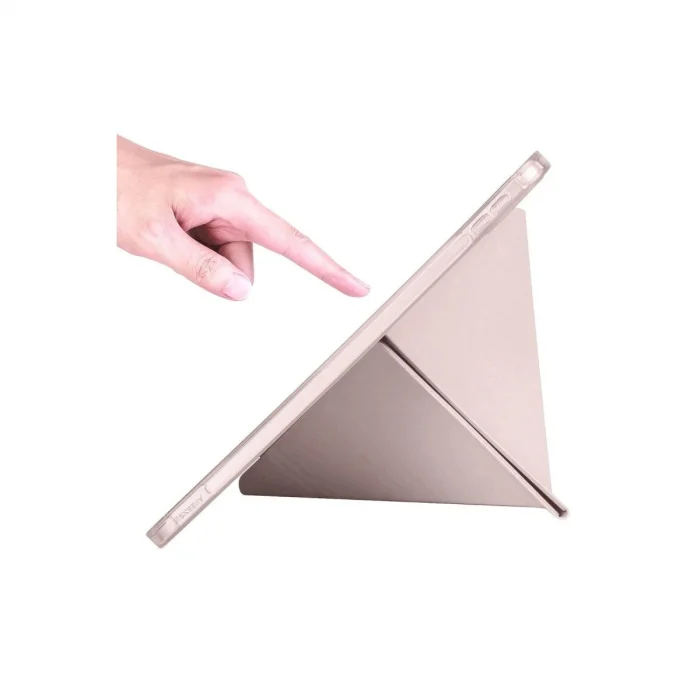 BUĞZ İpad 2022 10.9 (10.nesil) Kılıf Kalemlikli Mars Tablet Kılıfı - Rose Gold