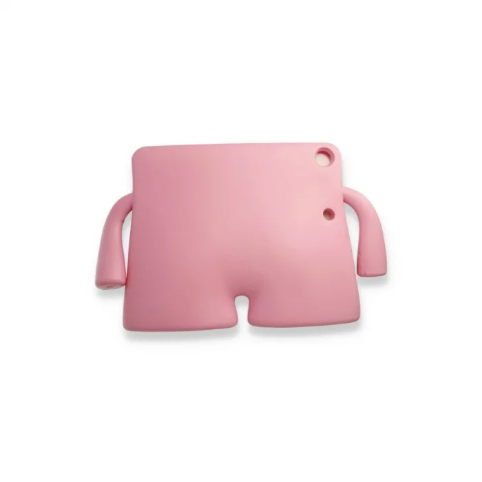 BUĞZ İpad 2022 10.9 (10.nesil) Kılıf Karakter Tablet Silikon - Açık Pembe