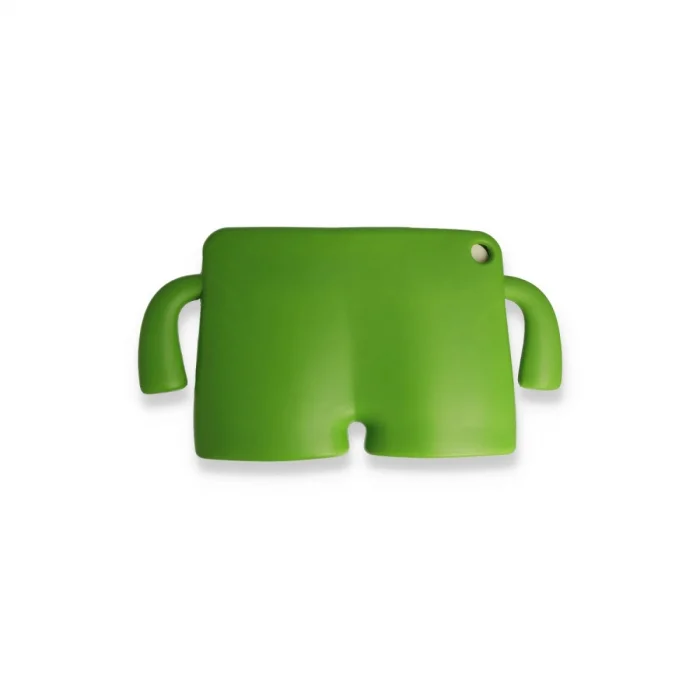 BUĞZ İpad 2022 10.9 (10.nesil) Kılıf Karakter Tablet Silikon - Yeşil