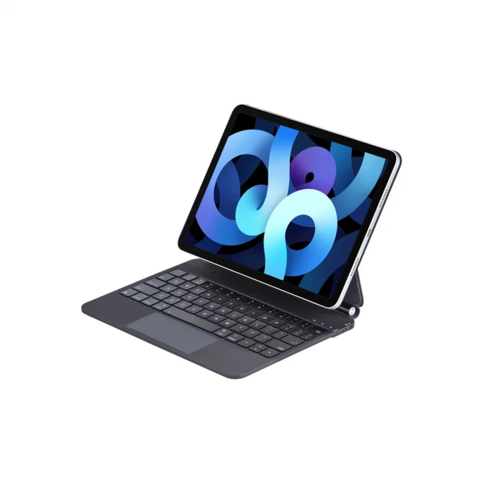 BUĞZ İpad 2022 10.9 (10.nesil) Kılıf X8 Magic Manyetik Klavyeli Tablet Kılıfı - Siyah