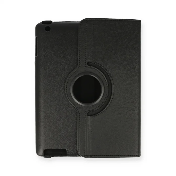 BUĞZ İpad 4 9.7 Kılıf 360 Tablet Deri Kılıf - Siyah