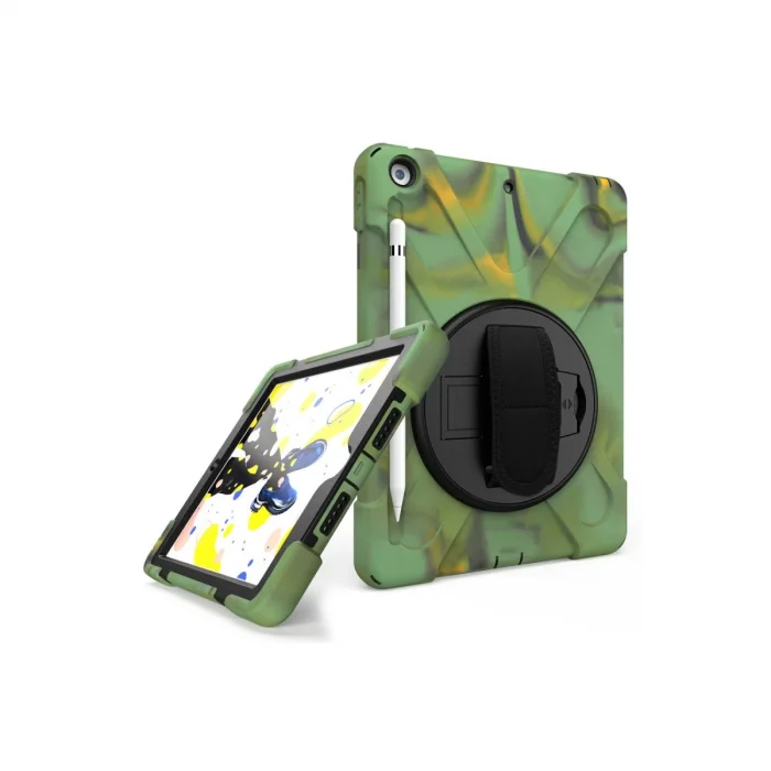 BUĞZ İpad 5 Air 9.7 Kılıf Amazing Tablet Kapak - Kamuflaj