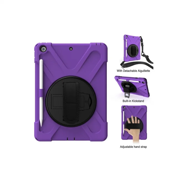 BUĞZ İpad 5 Air 9.7 Kılıf Amazing Tablet Kapak - Mor