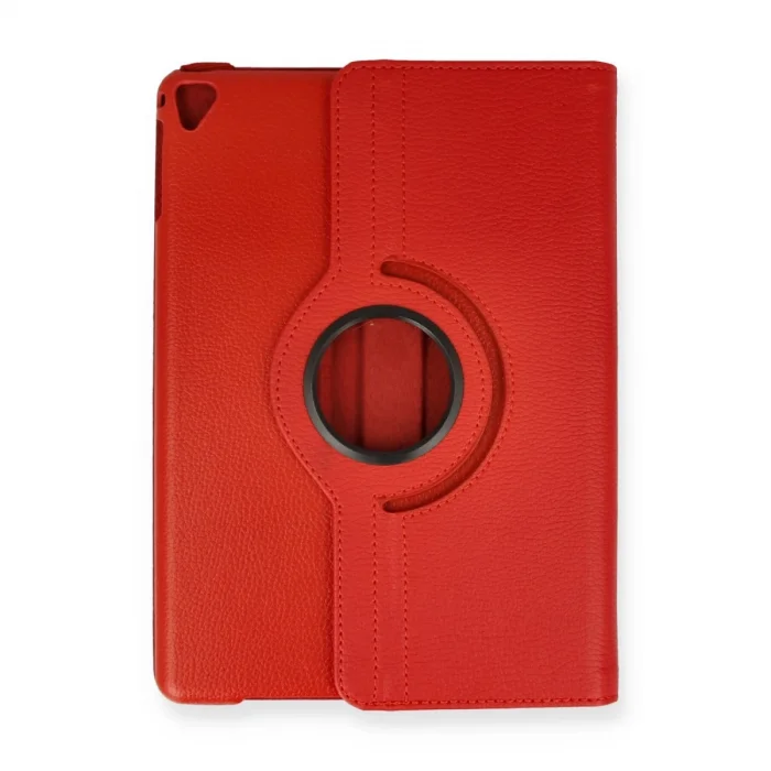 BUĞZ İpad 9.7 (2018) Kılıf 360 Tablet Deri Kılıf - Kırmızı