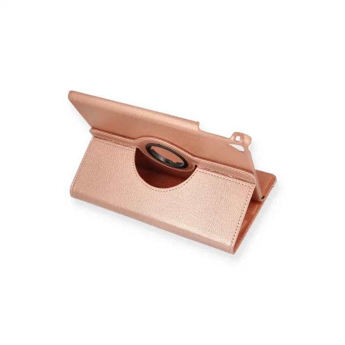 BUĞZ İpad 9.7 (2018) Kılıf 360 Tablet Deri Kılıf - Rose Gold