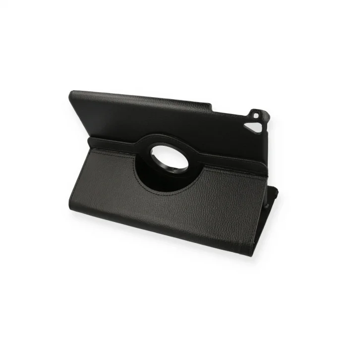 BUĞZ İpad 9.7 (2018) Kılıf 360 Tablet Deri Kılıf - Siyah