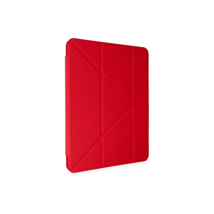 BUĞZ İpad 9.7 (2018) Kılıf Kalemlikli Mars Tablet Kılıfı - Kırmızı