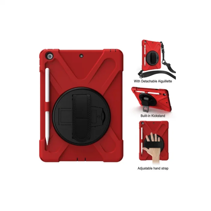 BUĞZ İpad Air 3 10.5 Kılıf Amazing Tablet Kapak - Kırmızı