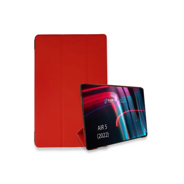 BUĞZ İpad Air 5 (2022) Kılıf Tablet Smart Kılıf - Kırmızı
