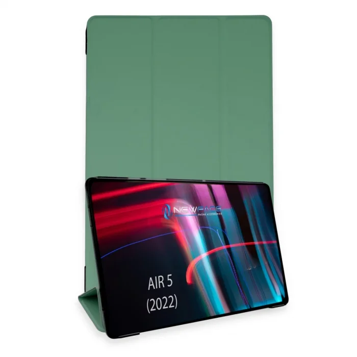 BUĞZ İpad Air 5 (2022) Kılıf Tablet Smart Kılıf - Koyu Yeşil