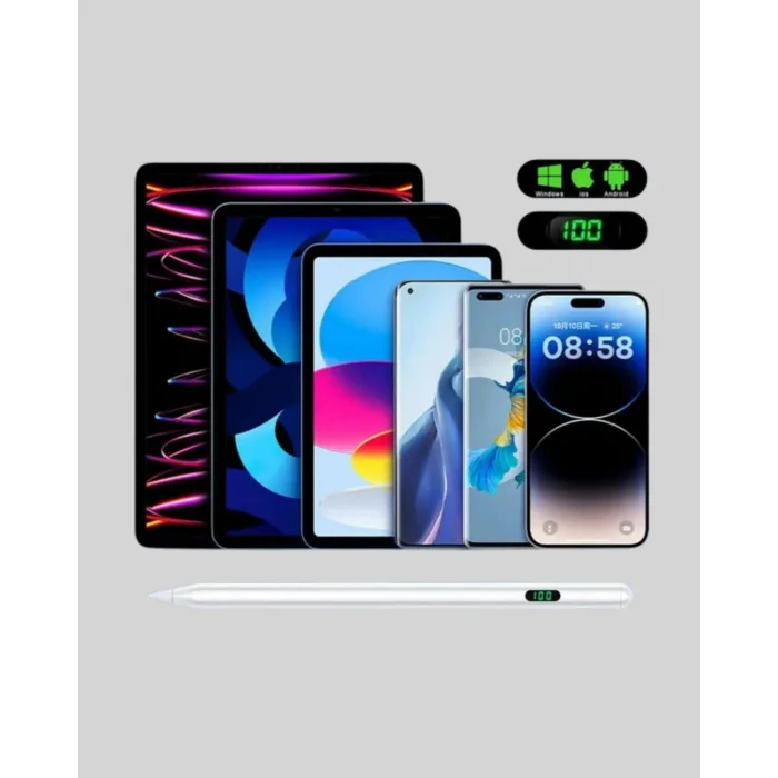 BUĞZ iPad için Manyetik Stylus Kalem 1.5mm Pürüzsüz Yazım Ultra Hassas Uçlu - Lisinya