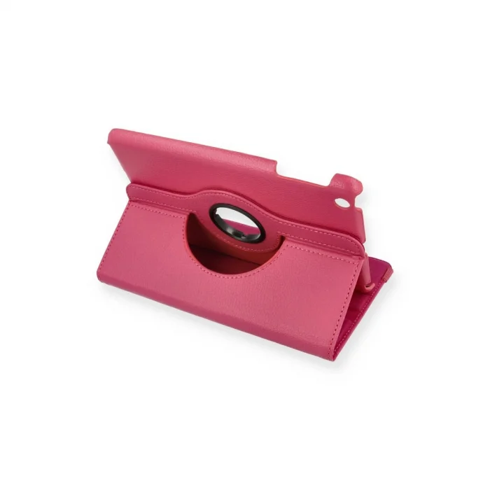 BUĞZ İpad Mini 1 Kılıf 360 Tablet Deri Kılıf - Pembe