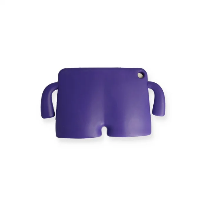 BUĞZ İpad Mini 5 Kılıf Karakter Tablet Silikon - Mor