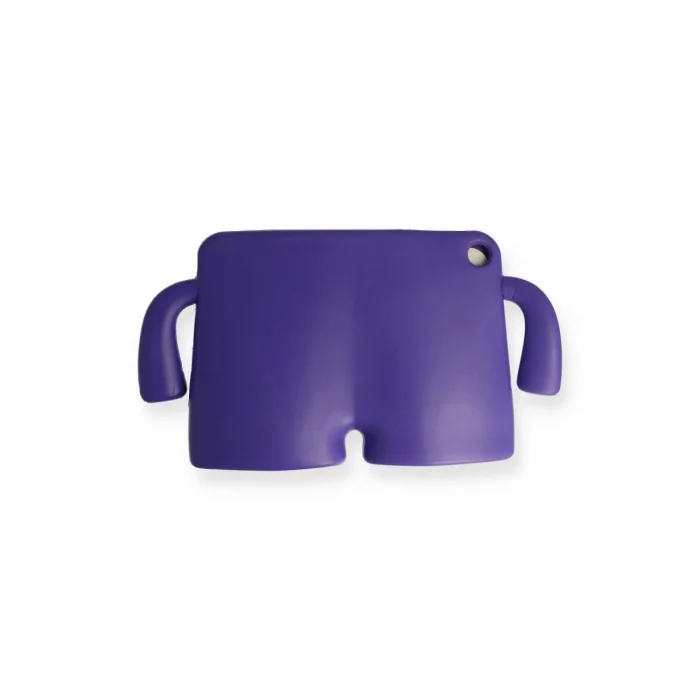 BUĞZ İpad Mini 5 Kılıf Karakter Tablet Silikon - Mor