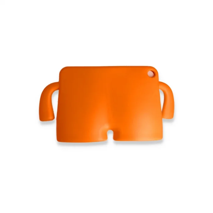 BUĞZ İpad Mini 5 Kılıf Karakter Tablet Silikon - Turuncu