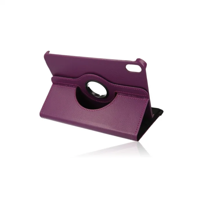 BUĞZ İpad Mini 6 Kılıf 360 Tablet Deri Kılıf - Mürdüm