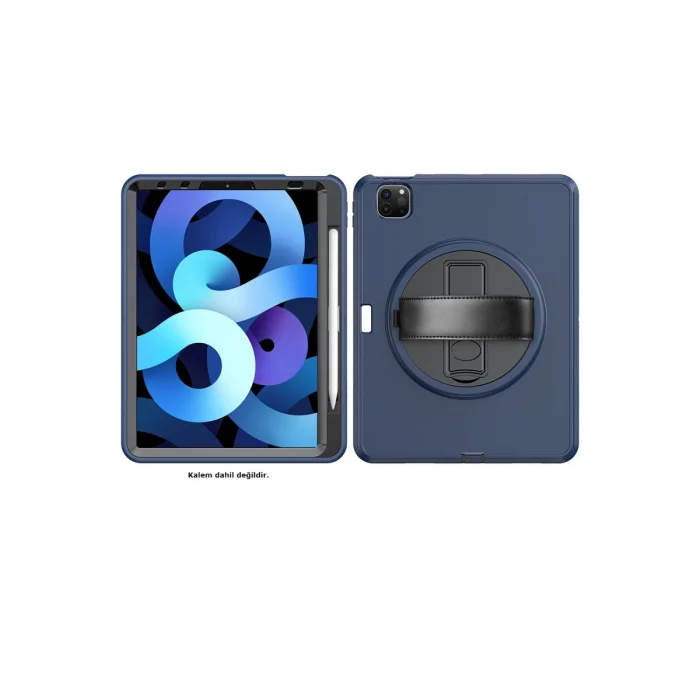 BUĞZ İpad Pro 11 (2018) Kılıf Hand Strap Tablet Kılıfı - Lacivert