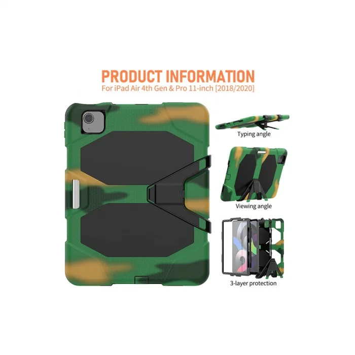 BUĞZ İpad Pro 11 (2020) Kılıf Griffin Tablet Kapak - Kamuflaj