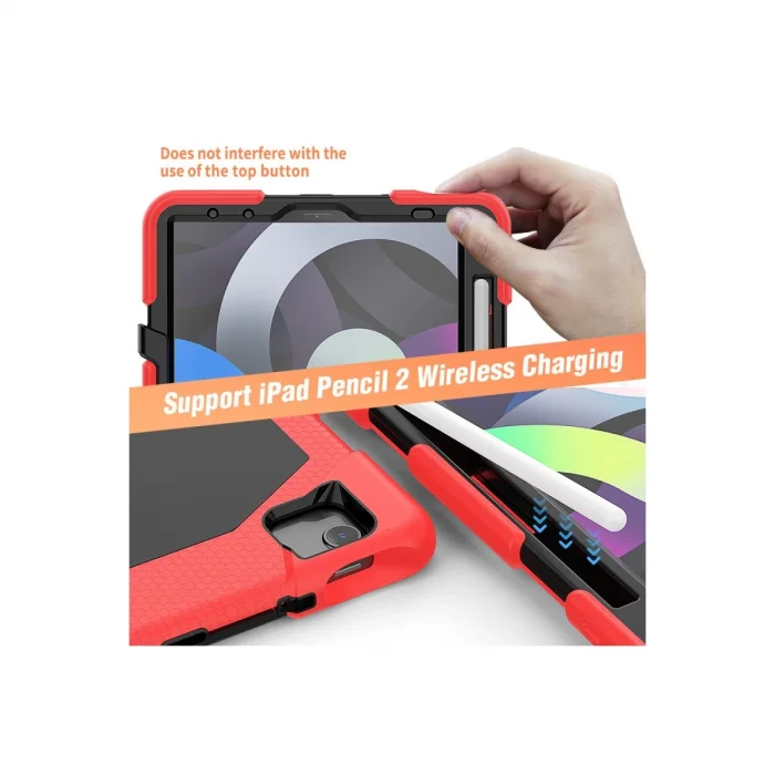 BUĞZ İpad Pro 11 (2020) Kılıf Griffin Tablet Kapak - Kırmızı