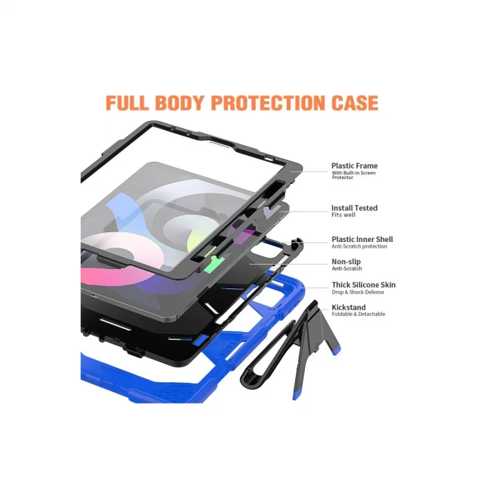 BUĞZ İpad Pro 11 (2020) Kılıf Griffin Tablet Kapak - Mavi