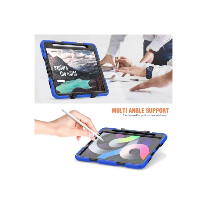 BUĞZ İpad Pro 11 (2020) Kılıf Griffin Tablet Kapak - Mavi