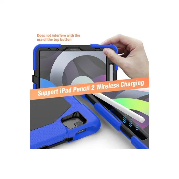 BUĞZ İpad Pro 11 (2020) Kılıf Griffin Tablet Kapak - Mavi