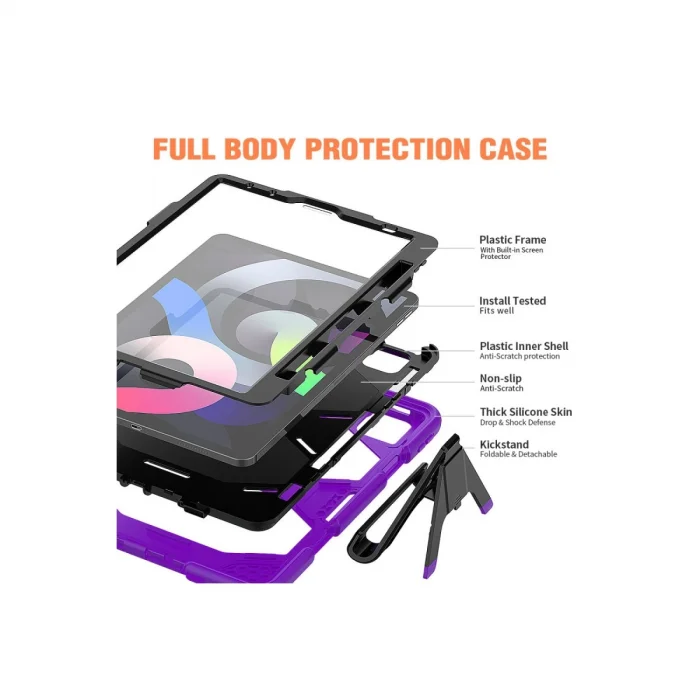 BUĞZ İpad Pro 11 (2020) Kılıf Griffin Tablet Kapak - Mor