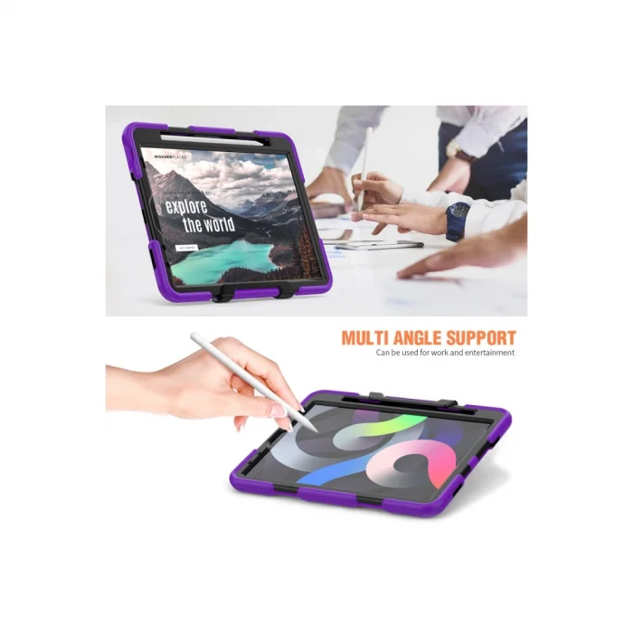 BUĞZ İpad Pro 11 (2020) Kılıf Griffin Tablet Kapak - Mor