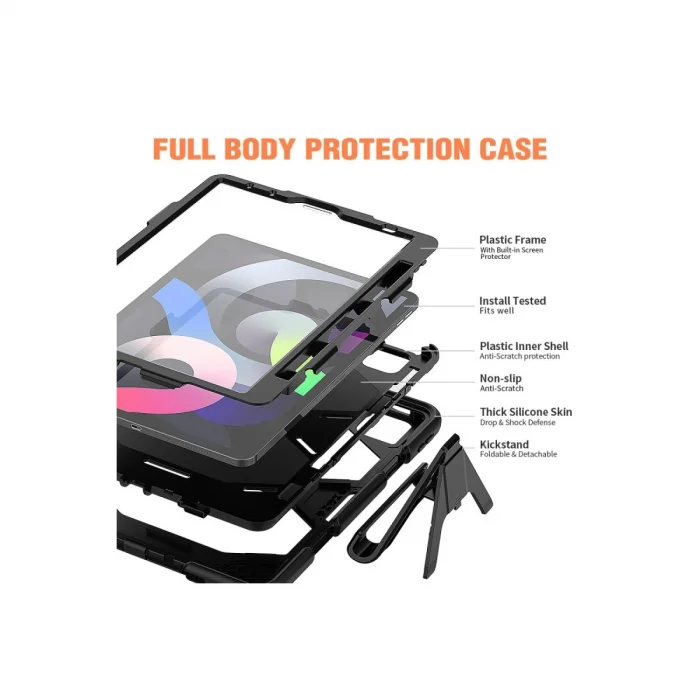 BUĞZ İpad Pro 11 (2020) Kılıf Griffin Tablet Kapak - Siyah