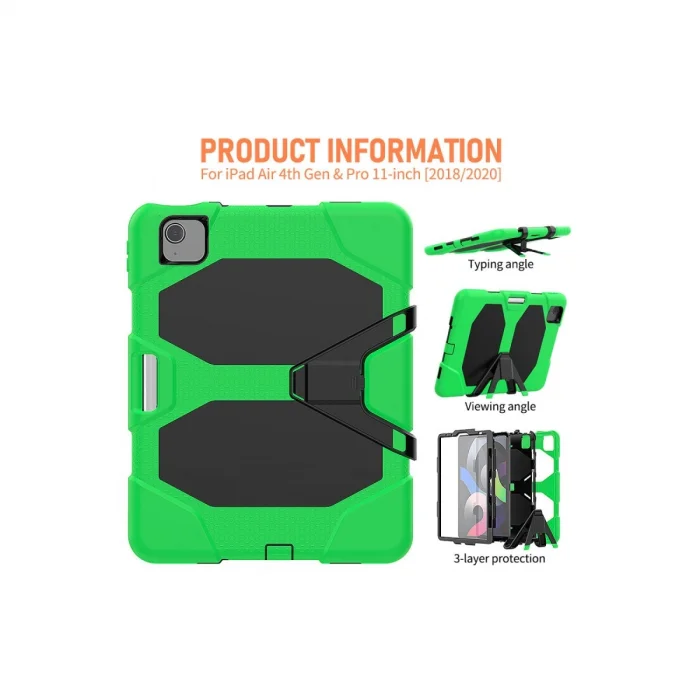 BUĞZ İpad Pro 11 (2020) Kılıf Griffin Tablet Kapak - Yeşil