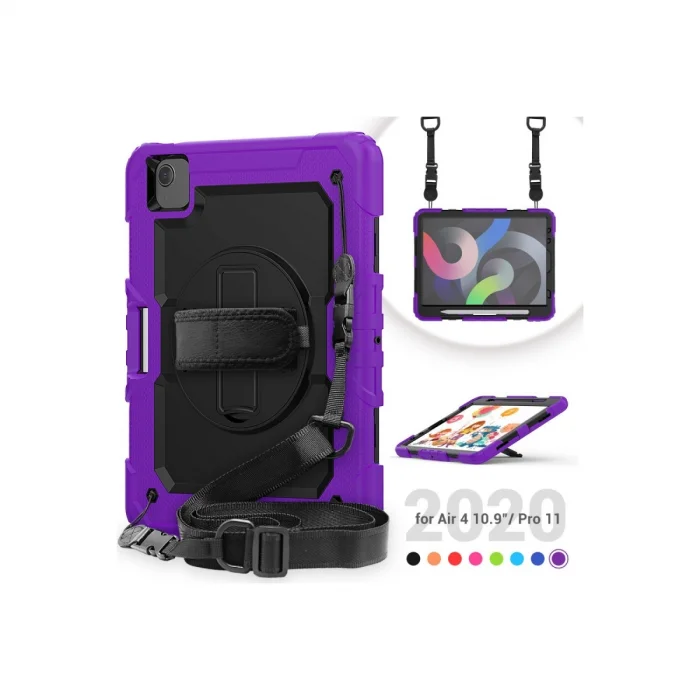 BUĞZ İpad Pro 11 (2020) Kılıf Pars Tablet Kapak - Mor