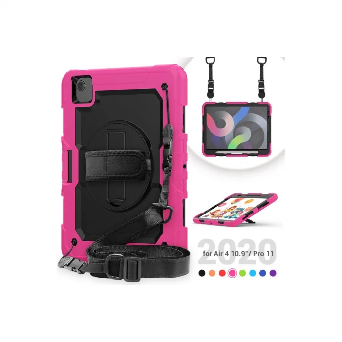 BUĞZ İpad Pro 11 (2020) Kılıf Pars Tablet Kapak - Pembe