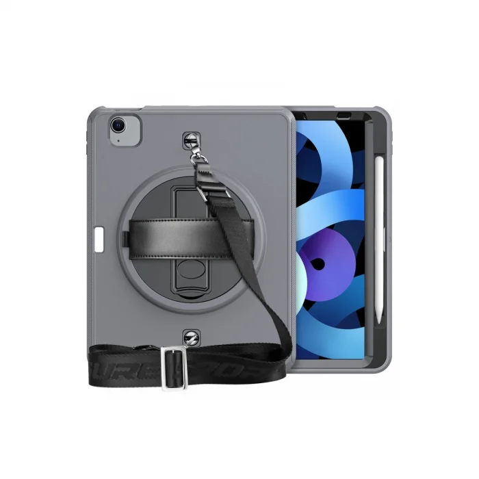 BUĞZ İpad Pro 11 (2020) Kılıf Strap-c Otterbox Tablet Kapak - Gri