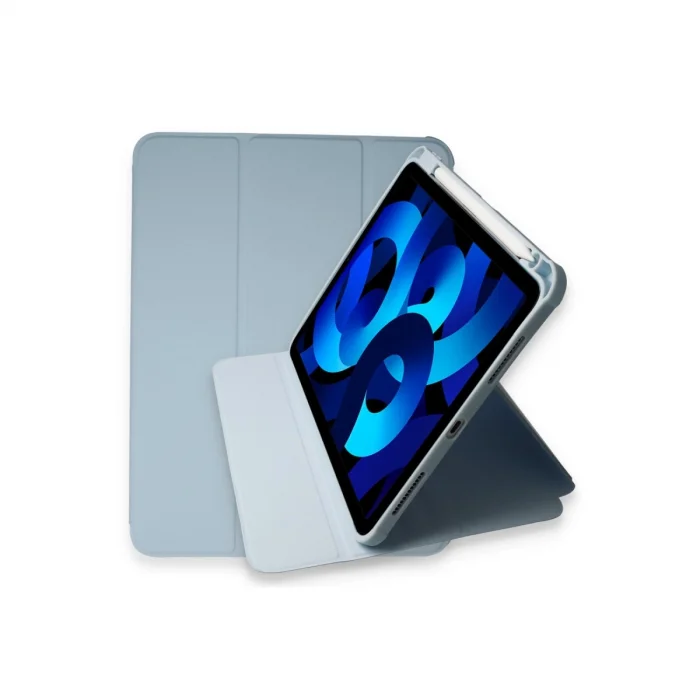 BUĞZ İpad Pro 11 (2021) Kılıf Ling 360 Kalemlikli Tablet Kılıf - Mavi
