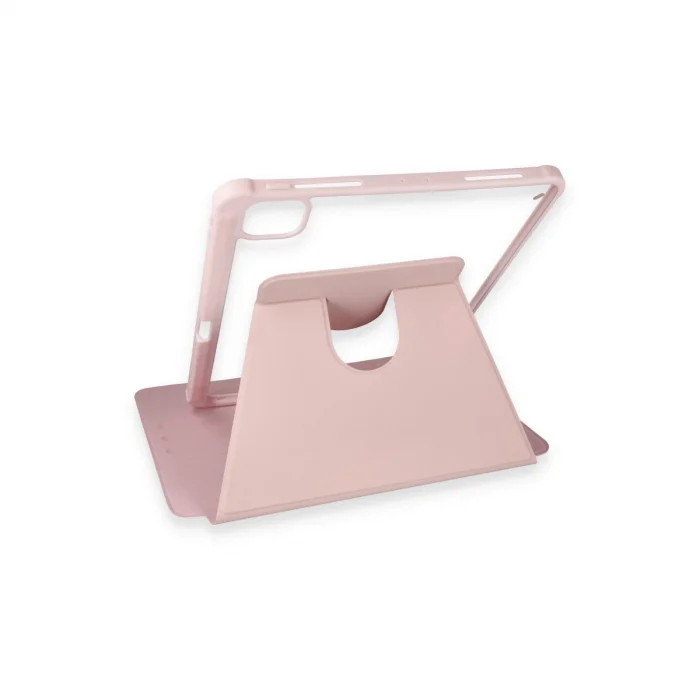 BUĞZ İpad Pro 11 (2021) Kılıf Ling 360 Kalemlikli Tablet Kılıf - Rose Gold