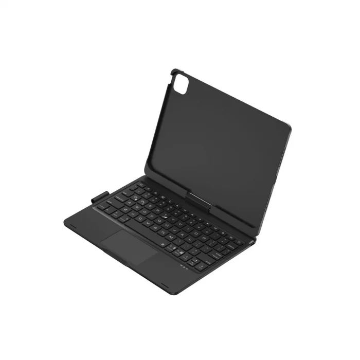 BUĞZ İpad Pro 11 (2024) F11 Ats Kılıf Magic Dönen Klavyeli Tablet Kılıf - Siyah