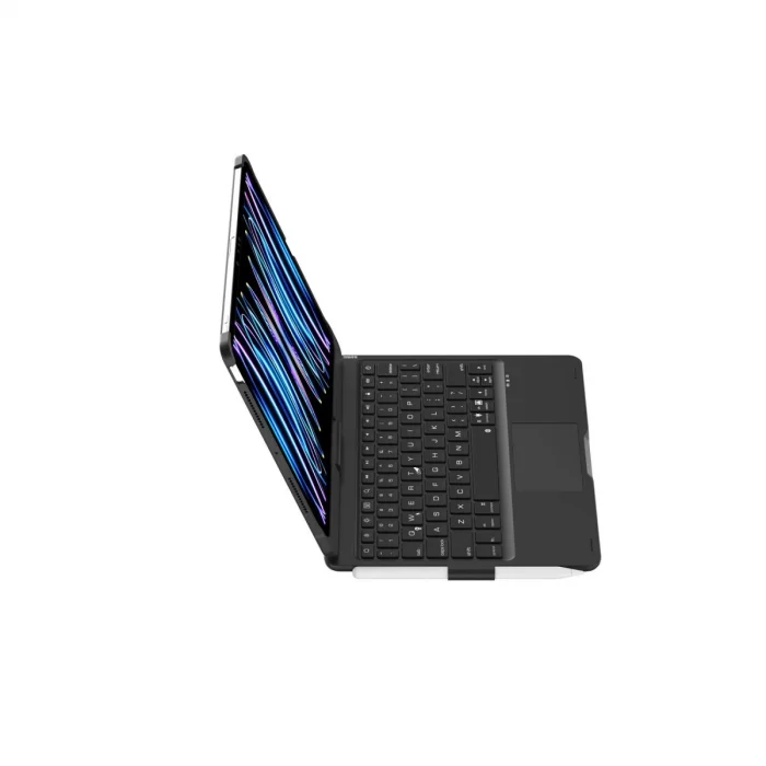 BUĞZ İpad Pro 11 (2024) F11 Ats Kılıf Magic Dönen Klavyeli Tablet Kılıf - Siyah